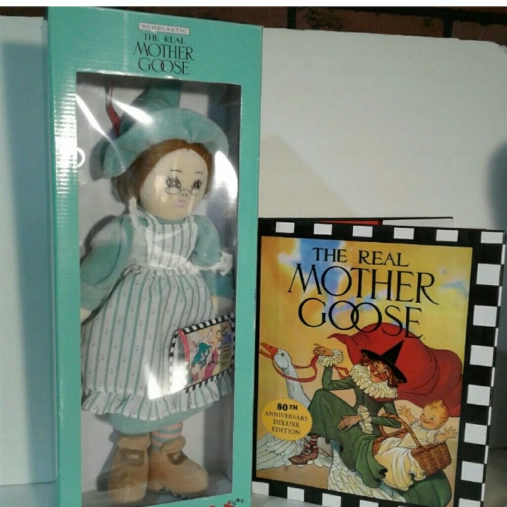The  Real MotherGoose book and plush